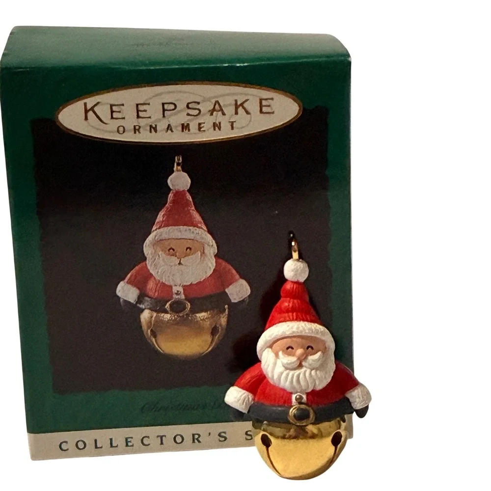 Hallmark Keepsake 1996 Christmas Bells Santa Claus Ornament Ed Seale 2nd Series